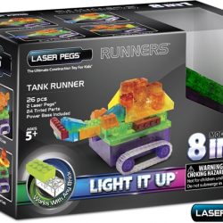 Laser Pegs Motorized Light Up Runners Tanks