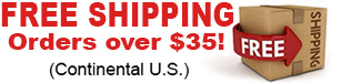 Free Shipping on orders over $35