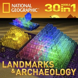 National Geographic Laser Pegs Landmarks and Archaeology