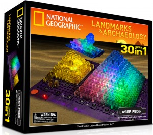 NG500 National Geographic Landmarks and Archaeology 30 in 1 Models Kit by Laser Pegs